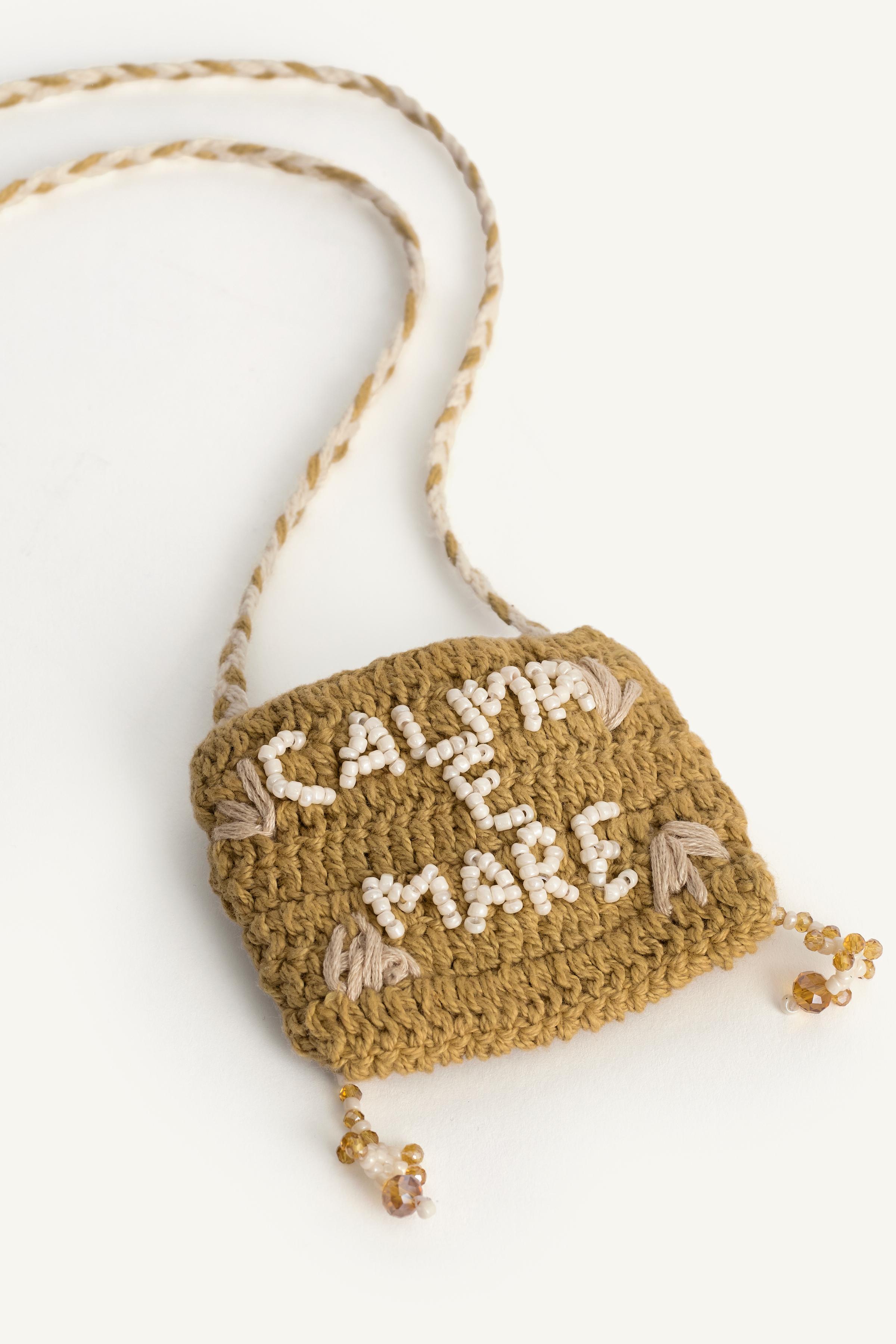 LIMITED EDITION LONG BEADED LETTER NECKLACE